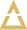 Elevatr icon, gold pyramid with air symbol in the center